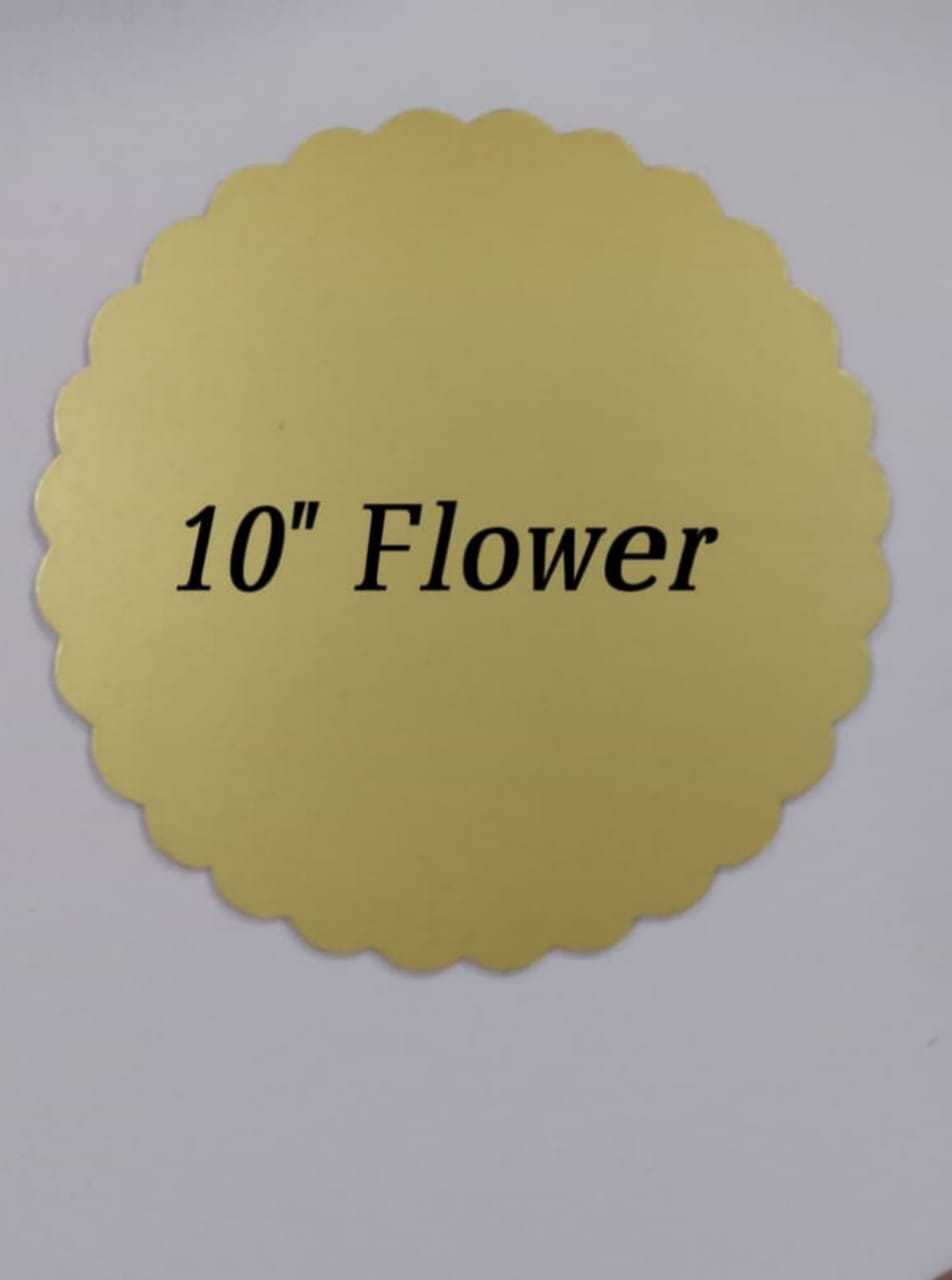 MDF Floral Cake Board | 6x6 | 2mm | Gold | supplier Mumbai image 2