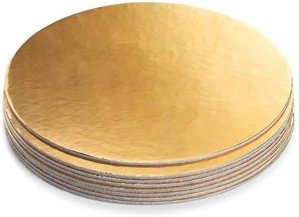 MDF Round Cake Board | 6 inch | 2mm | Gold | supplier Mumbai image 3